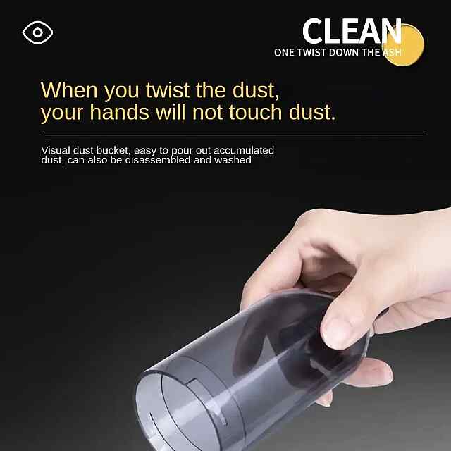 2в1 Пилосос-повітродувка, акумуляторний, CE сертифікат 120W, Type-C, комплект насадок - 2 фото товару