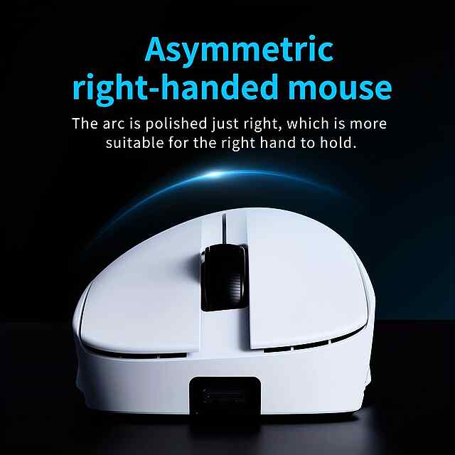 AJAZZ AJ179V2 MAX - Легка ігрова миша, бездротова/провідна, PAW3395, 12000DPI - 3 фото товару