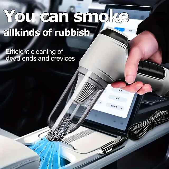 Автомобільний пилосос із функцією повітродувки – стильний і потужний!