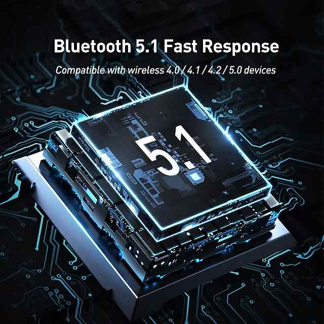 Bluetooth адаптер Baseus BA04 v5.1 USB - PlugPlay для клавіатури миші колонок - 1 фото товару