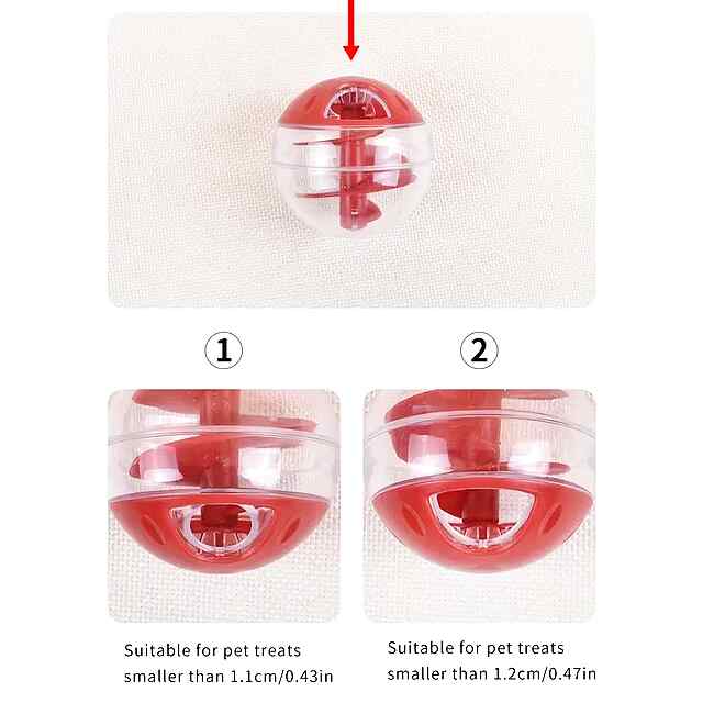 Годівниця-іграшка м'яч-дозатор, корму, для котів і собак - 1 фото товару