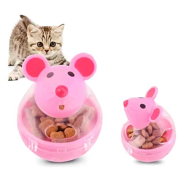 Іграшка-годівниця для кішок з отвором для їжі – розвага та активне харчування! - 2 фото товару