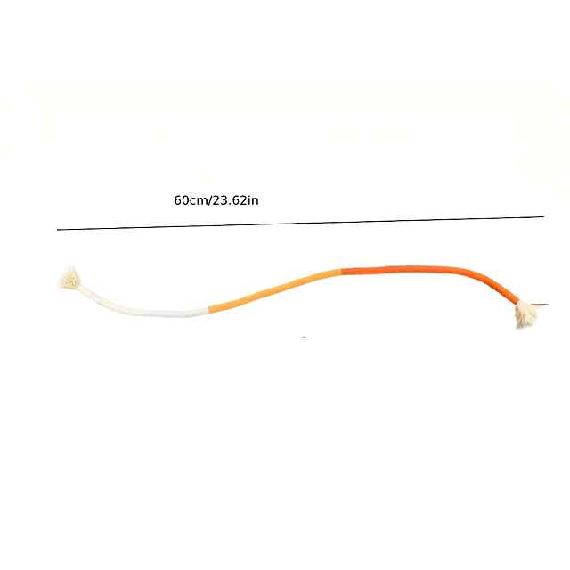 Іграшка-мотузка для котів: міцний сизаль, шліфує зуби, розвага та здоров'я! 🐾🧶 - 3 фото товару