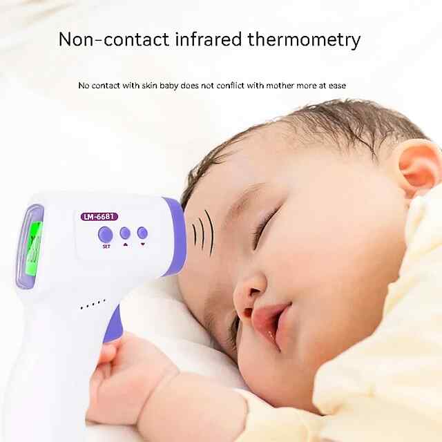 Інфрачервоний термометр лоб BeeChip безконтактний. Вимірює тіло, воду, предмети. Для всієї родини!