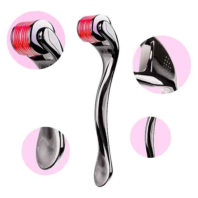 Мікроігольчастий мезоролер 540 голок | Омолодження, ріст волосся + захист - 3 фото товару