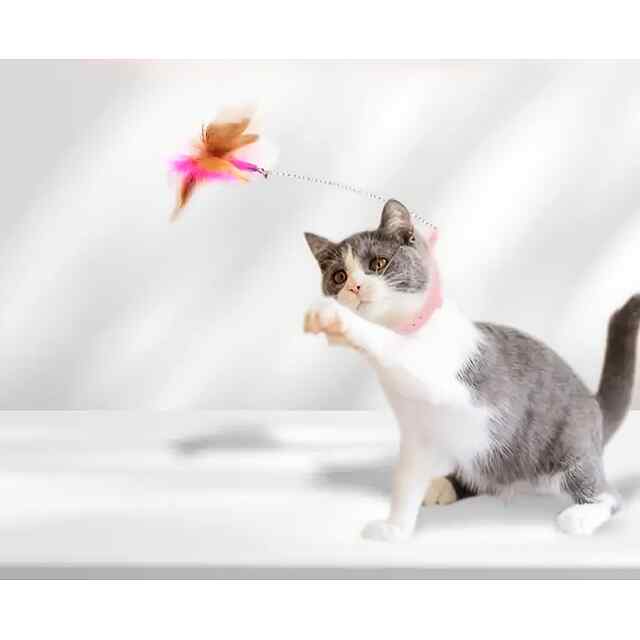 М’який рожевий силіконовий нашийник для котів, ручна робота, безпечний.