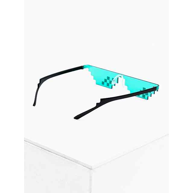 Окуляри Thug Life Pixel Зелені – мем стиль для тусовки - 1 фото товару