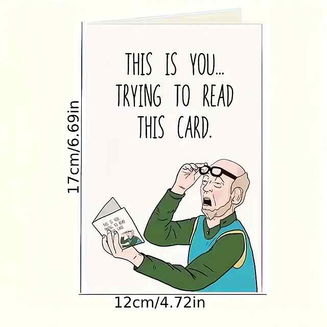 Привітальна листівка на День народження + конверт гумор Україна - 1 фото товару