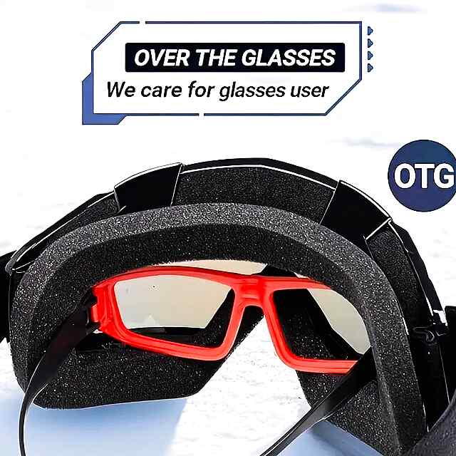 Регульовані гірські окуляри TPU з градієнтними лінзами: чорні, унісекс для спорту та відпочинку. - 2 фото товару