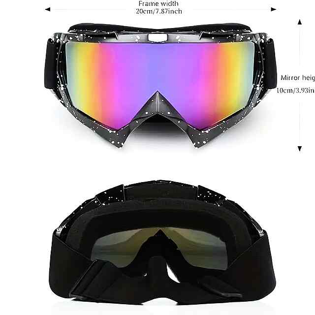 Регульовані гірські окуляри TPU з градієнтними лінзами: чорні, унісекс для спорту та відпочинку. - 3 фото товару