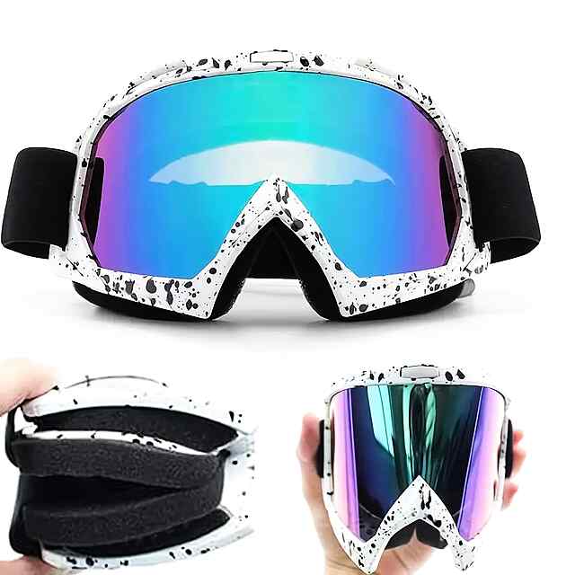 Регульовані гірськолижні окуляри з градієнтними лінзами, чорні TPU (унісекс) - 3 фото товару