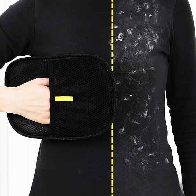 Рукавички антистатик від шерсті тварин 24х18см для меблів/одягу/авто - 3 фото товару