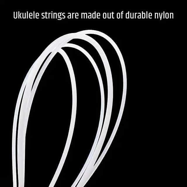 Струни для укулеле (комплект 4 шт), багатий звук - 1 фото товару