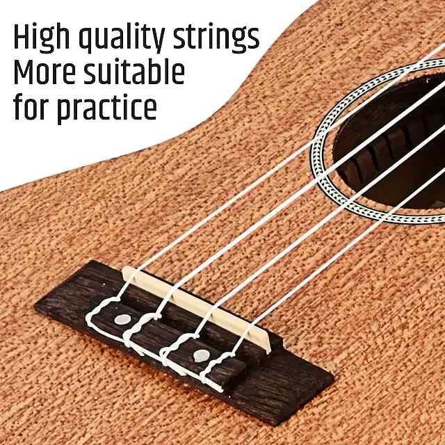 Струни для укулеле (комплект 4 шт), багатий звук - 2 фото товару
