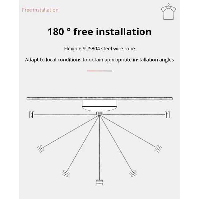Сушарка для одягу з нержавіючої сталі, 2.8 м, Україна - 1 фото товару