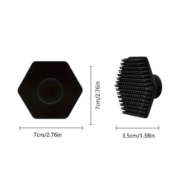 Силіконова щітка для бороди: м'який догляд за шкірою та бородою. Купити в Україні. - 1 фото товару