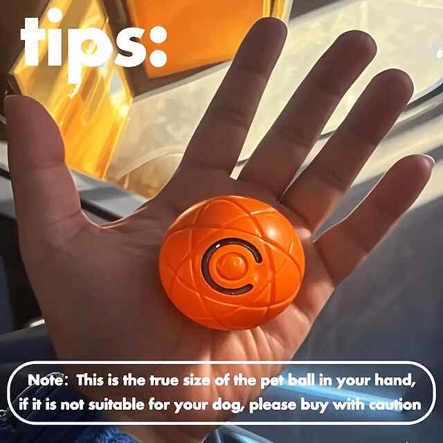 Синій інтелектуальний м'ячик для собак та кішок з USB (діаметр 5.2 см) G1339 - 3 фото товару